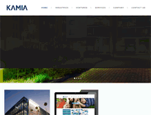 Tablet Screenshot of kamia.com